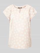 Betty Barclay Bluse mit Allover-Muster in Rose, Größe 36