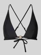BOSS Bikini-Oberteil mit Label-Applikation Modell 'BETH' in Black, Grö...