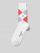 Burlington Socken mit grafischem Muster Modell 'KING' in Weiss, Größe ...