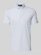 Polo Ralph Lauren Tailored Fit Poloshirt mit Label-Stitching in Hellbl...