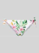 Lauren Ralph Lauren Bikini-Hose mit floralem Muster in Weiss, Größe 36