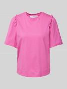 Selected Femme T-Shirt in unifarbenem Design Modell 'PENELOPE' in Pink...