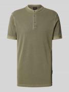 Strellson Regular Fit Poloshirt mit Stehkragen Modell 'Phillip' in Oli...