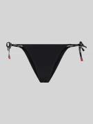 HUGO Bikini-Hose mit seitlicher Schnürung Modell 'PURE_SIDE TIE' in Bl...