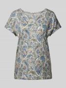 Soyaconcept T-Shirt mit Paisley-Muster Modell 'Felicity' in Hellblau, ...