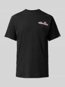 Ellesse T-Shirt mit Label-Stitching Modell 'VOODOO' in Black, Größe S