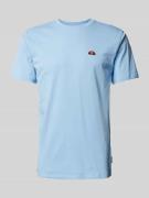 Ellesse T-Shirt mit Label-Patch Modell 'CASSICA' in Hellblau, Größe S