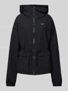 Nike Jacke mit Logo-Stitching in Black, Größe XS