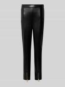 Patrizia Pepe Leggings in Leder-Optik in Black, Größe 32