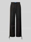 PEQUS Sweatpants mit Label-Details Modell 'Aether' in Black, Größe S