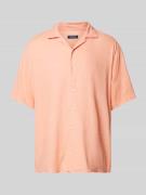 MCNEAL Tailored Fit Freizeithemd mit Reverskragen in Apricot, Größe S