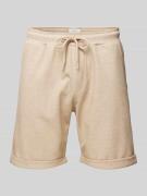 MCNEAL Regular Fit Shorts mit Tunnelzug in Beige Melange, Größe M