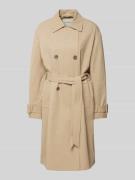 Tom Tailor Trenchcoat mit Bindegürtel in Beige, Größe L