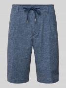 JOOP! Jeans Regular Fit Shorts mit Bundfalten Modell 'RUDO' in Blau, G...