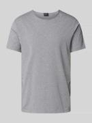 OLYMP Level Five T-Shirt mit Rundhalsausschnitt in Silber, Größe M
