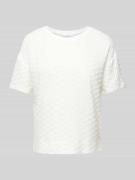 OPUS T-Shirt mit Strukturmuster Modell 'Sellona' in Weiss, Größe 38