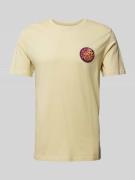 Rip Curl T-Shirt mit Label-Print Modell 'PASSAGE' in Hellgelb, Größe S
