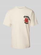 MARKET T-Shirt mit Rundhalsausschnitt Modell 'FRAGILE' in Ecru, Größe ...