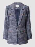 SUNCOO PARIS Blazer aus Tweed Modell 'Dounia' in Bleu, Größe S