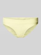 Rip Curl Bikini-Hose mit Strukturmuster in Gelb, Größe S