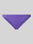 TOMMY HILFIGER Bikini-Hose mit Label-Detail in Lila, Größe XS