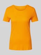 Montego T-Shirt in Melange-Optik in Orange, Größe XS