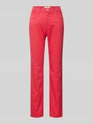 Brax Bootcut Jeans in unifarbenem Design Modell 'STYLE.CAROLA' in Pink...