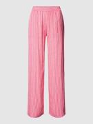 Smith and Soul Regular Fit Stoffhose mit Allover-Print in Pink, Größe ...