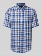 Christian Berg Men Regular Fit Freizeithemd aus Leinen mit Button-Down...