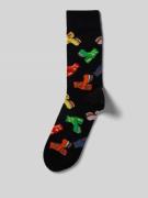 Happy Socks Socken mit Motiv-Print Modell 'Disco Shoes' in Black, Größ...