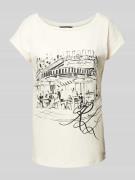 Lauren Ralph Lauren T-Shirt mit U-Boot-Ausschnitt Modell 'GRIETA' in O...