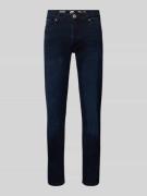 Petrol Slim Fit Jeans im 5-Pocket-Design in Jeansblau, Größe 32/30
