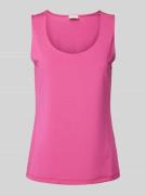 Milano Italy Tanktop mit U-Ausschnitt in Pink, Größe L