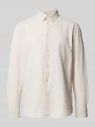 Knowledge Cotton Apparel Regular Fit Freizeithemd mit Button-Down-Krag...