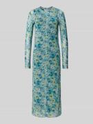 JAKE*S STUDIO WOMAN Kleid mit Rundhalsausschnitt in Aqua, Größe 36