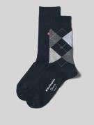 Burlington Socken mit Label-Detail im 2er-Pack in Black, Größe 36/41