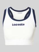 Lacoste Sport Bralette mit Label-Stitching Modell 'Contrast Embroidere...