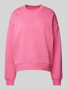 ADIDAS SPORTSWEAR Sweatshirt in unifarbenem Design in Pink, Größe M