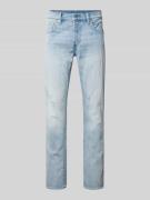 G-Star Raw Slim Fit Jeans im Used-Look Modell '3301' in Hellblau, Größ...