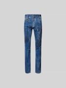 Dsquared2 Skinny Fit Jeans im Used-Look in Blau, Größe 50