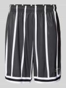 KARL KANI Shorts mit Streifenmuster in Black, Größe XS