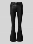 Only Flared Fit Jeans mit Label-Details in Black, Größe S/30