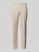 HUGO Anzughose mit Bügelfalten Modell 'Hesten' in Beige, Größe 46