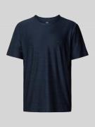 Joy T-Shirt in melierter Optik Modell 'VITUS' in Dunkelblau, Größe 48