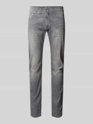 Pierre Cardin Jeans im Used-Look Modell 'Lyon Tapered' in Hellgrau, Gr...