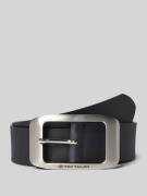 Tom Tailor Ledergürtel in unifarbenem Design Modell 'AMY' in Black, Gr...