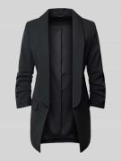 More & More Blazer mit Pattentaschen in unifarbenem Design in Black, G...