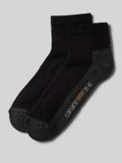 camano Socken mit Feuchtigkeitsregulierung im 2er-Pack in Black, Größe...