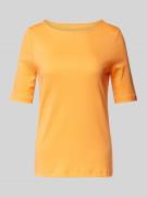 Christian Berg Woman T-Shirt aus reiner Baumwolle in Orange, Größe 38