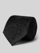 Monti Seidenkrawatte mit Paisley-Muster in Black, Größe One Size